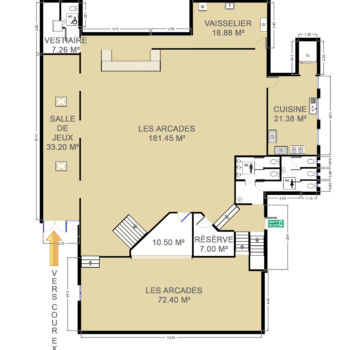 Plan salle les Arcades